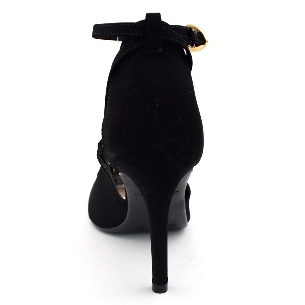 Scarpin de Salto Alto Feminino Cazzualen T9430-293 Preto 3