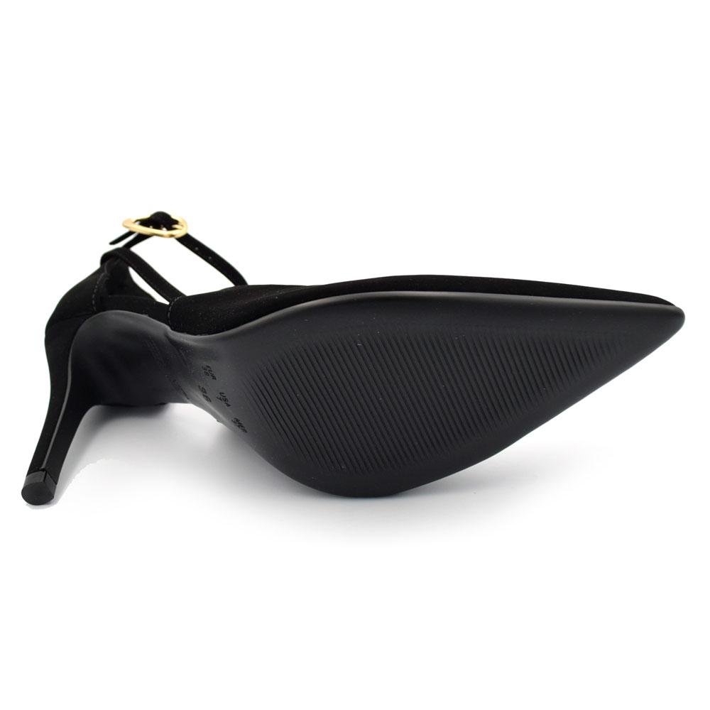 Scarpin de Salto Alto Feminino Cazzualen T9430-293 Preto 6