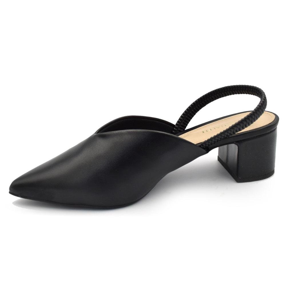 Scarpin Slingback Feminino Cazzualen 53.147 Preto 5