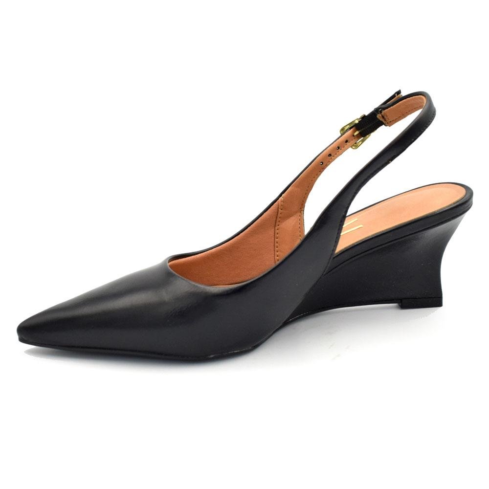 Scarpin Slingback Anabela Vizzano 1483.101.31310 Preto 5