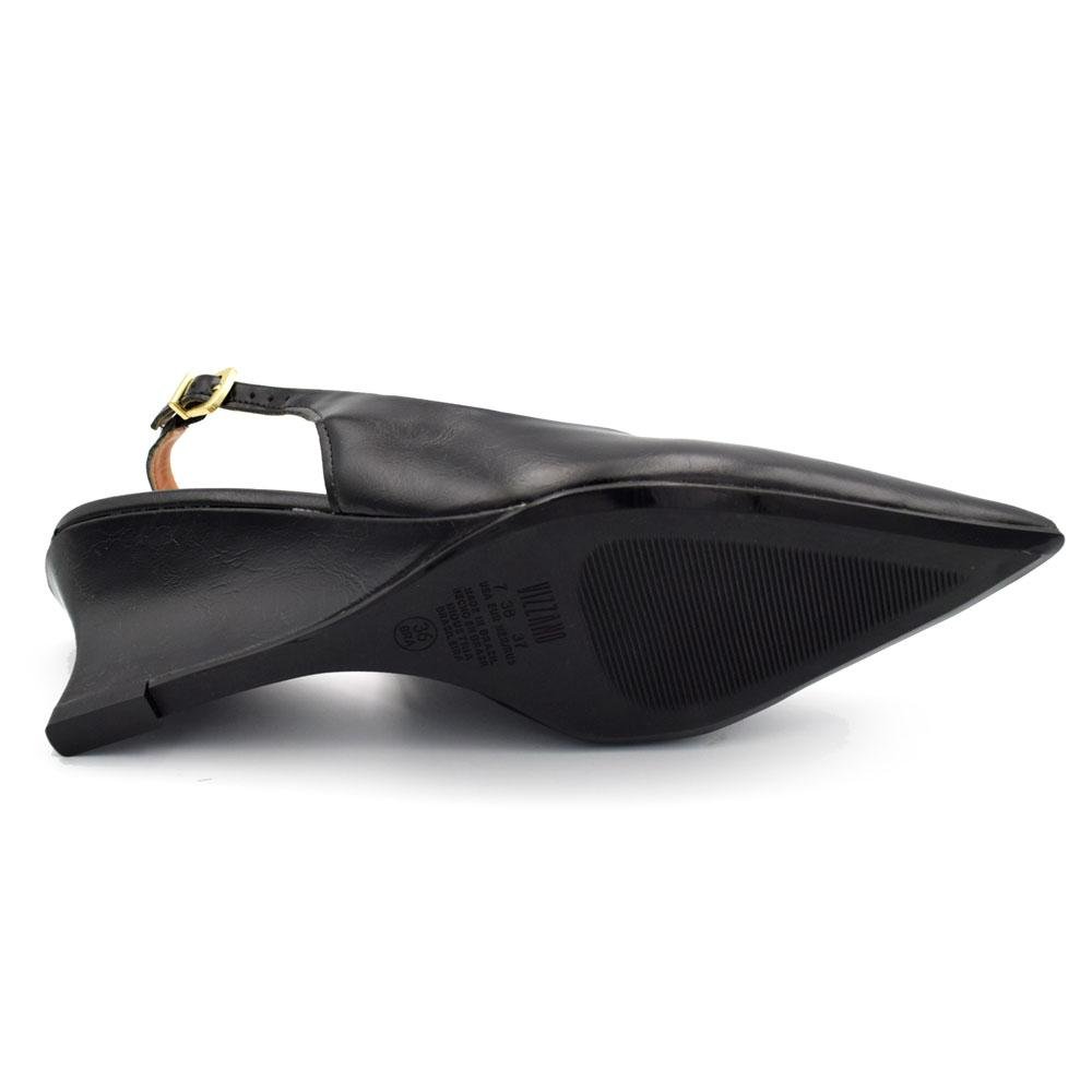Scarpin Slingback Anabela Vizzano 1483.101.31310 Preto 7