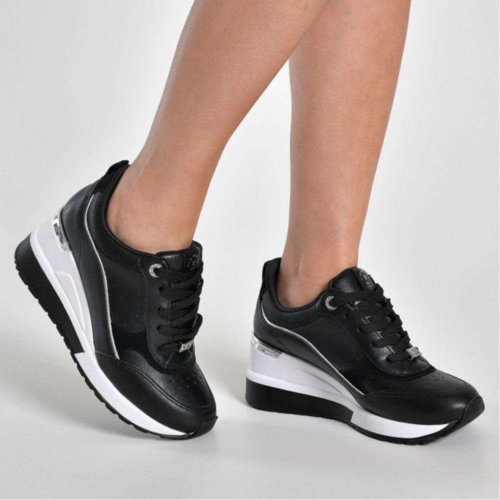 Tênis Anabela Feminino Via Marte 046-019-01 Preto 3