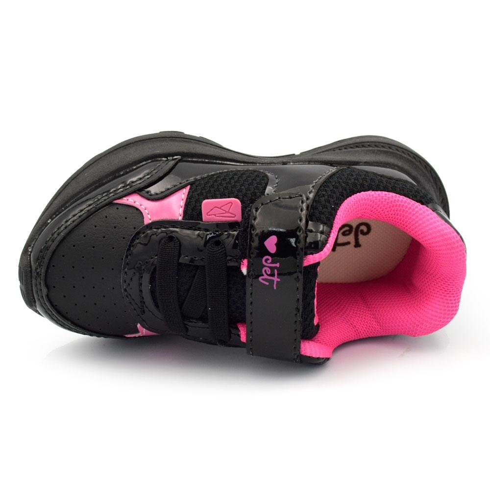 Tênis de Menina Jet Kids do 20 ao 24 20.062 Preto 6