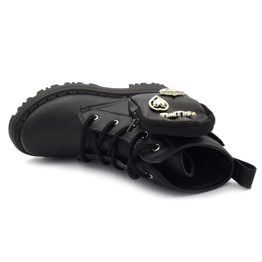 Coturno de Menina Nilqi do 28 ao 34 1650.21 Preto 6