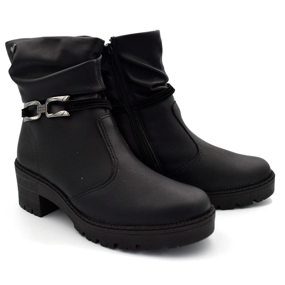Coturno Feminino Mississipi J0772 Preto 2