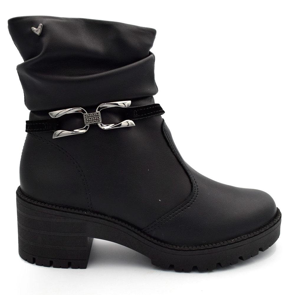 Coturno Feminino Mississipi J0772 Preto 3