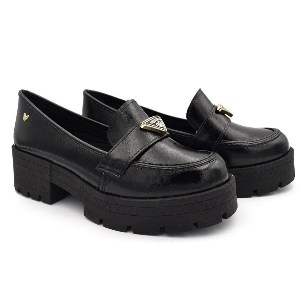 Mocassim Feminino Mississipi Preto 2