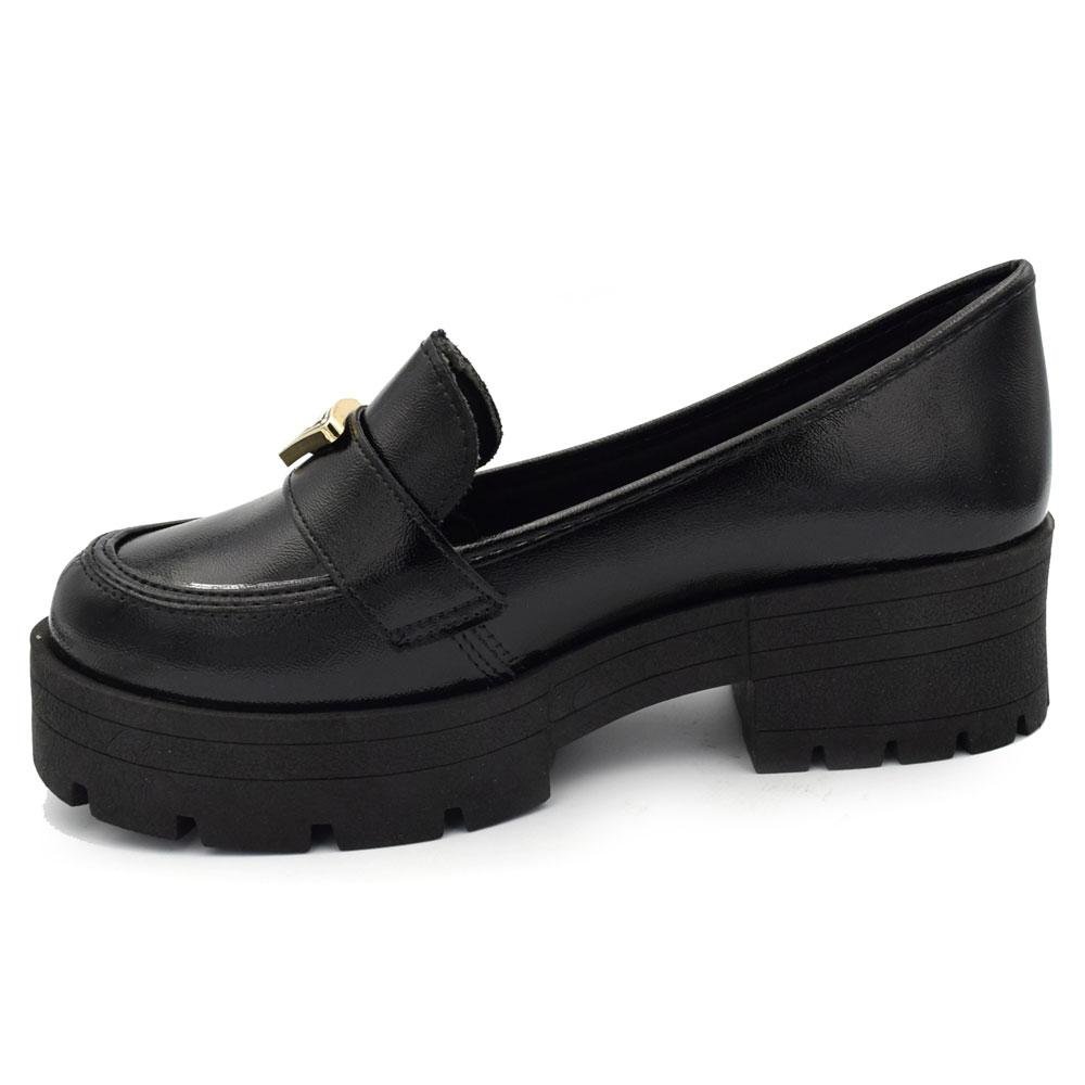 Mocassim Feminino Mississipi Preto 5
