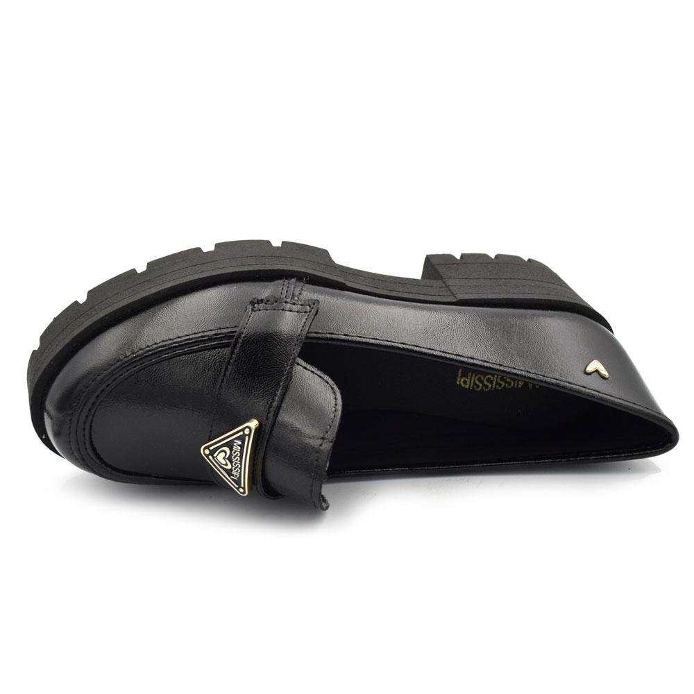Mocassim Feminino Mississipi Preto 6
