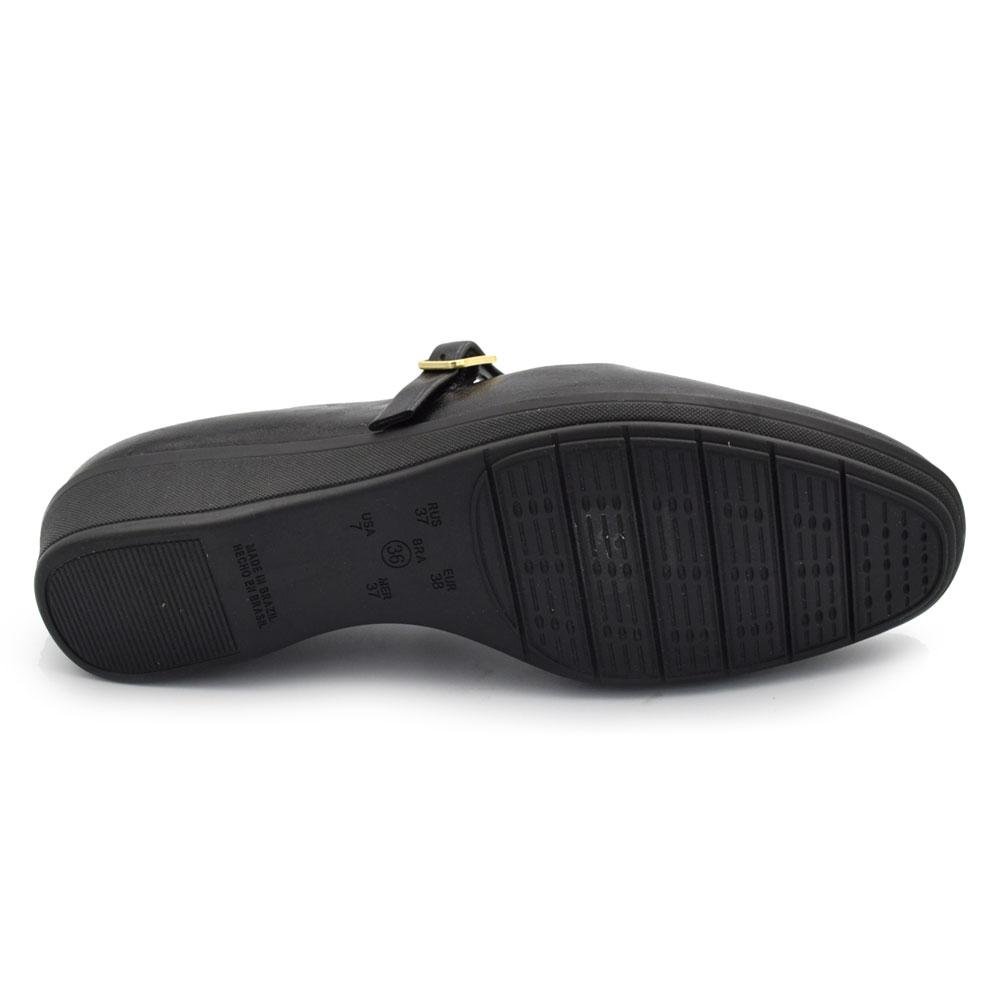 Sapatilha Mary Jane Feminina Comfortflex Preto 7