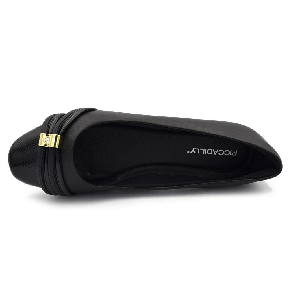 Sapatilha Feminina Piccadilly Preto 6