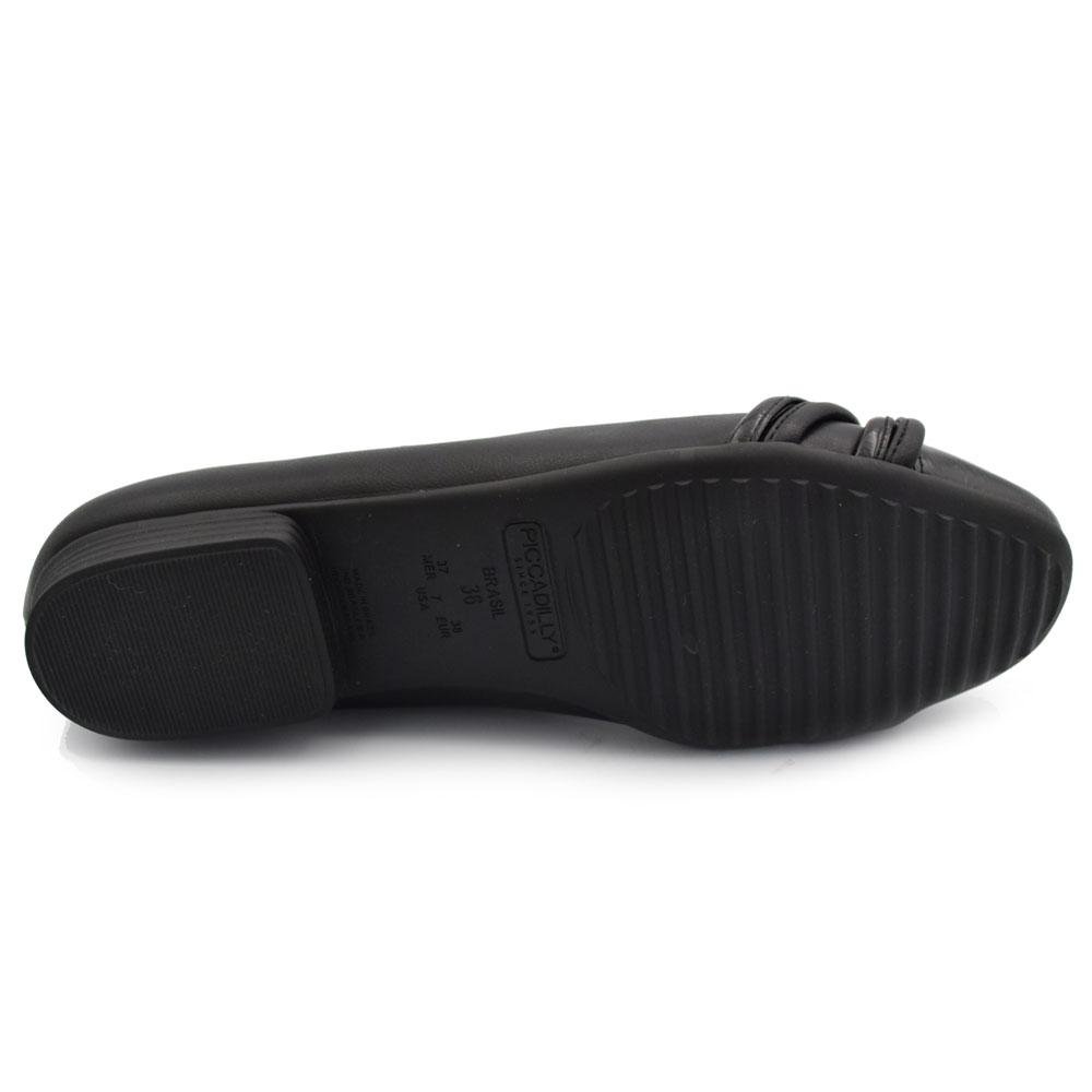 Sapatilha Feminina Piccadilly Preto 7