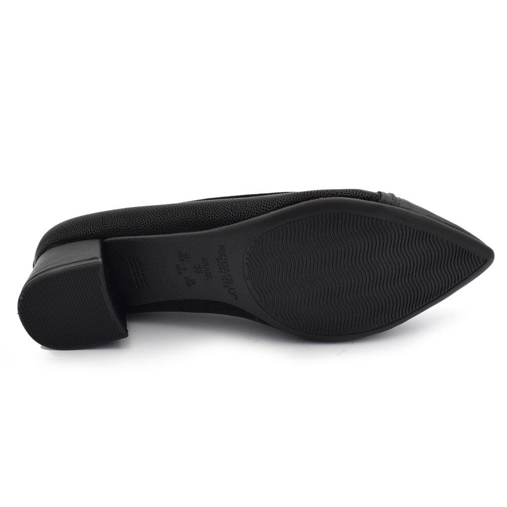 Scarpin de Salto Bloco Feminino Piccadilly 739099 Preto 7