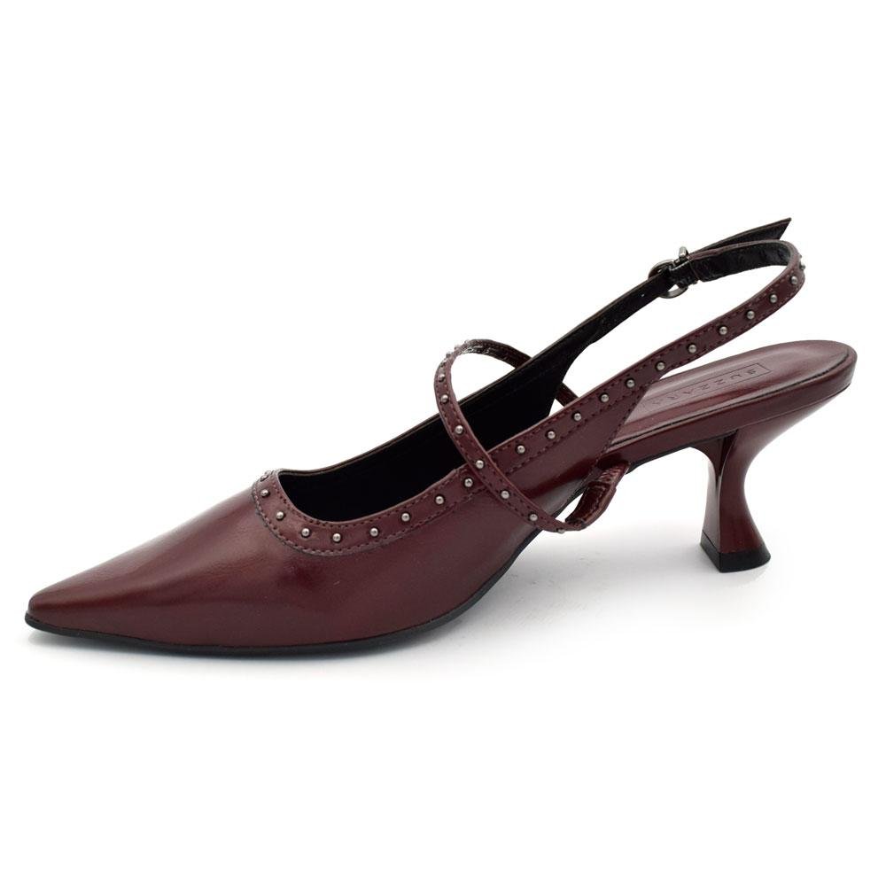 Scarpin Slingback Feminino Suzzara Vermelho 5