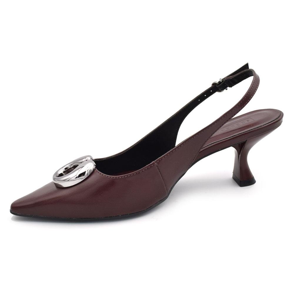 Scarpin Slingback Feminino Suzzara 4635-T12297 Vermelho 5