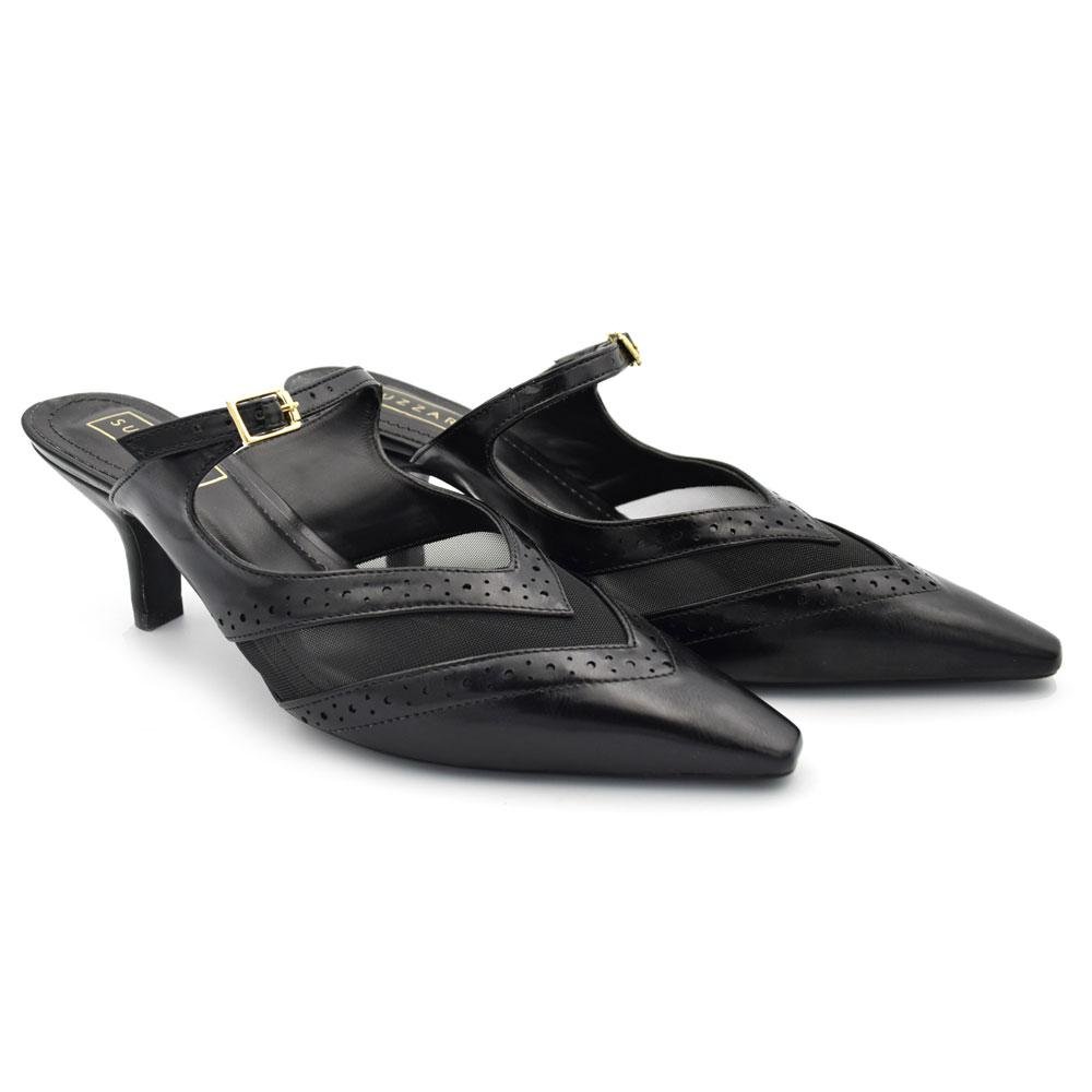 Tamanco de Salto Feminino Suzzara Preto 2