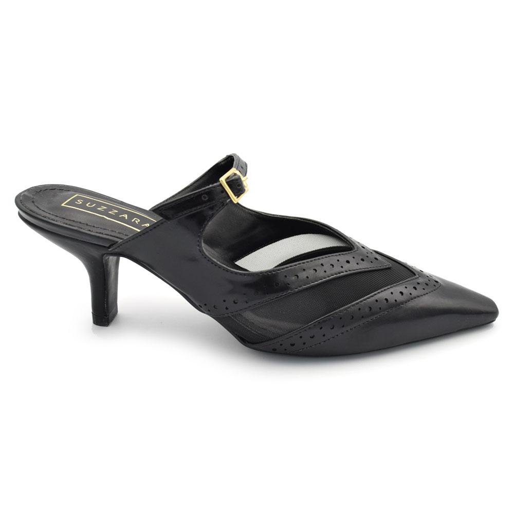 Tamanco de Salto Feminino Suzzara Preto 3