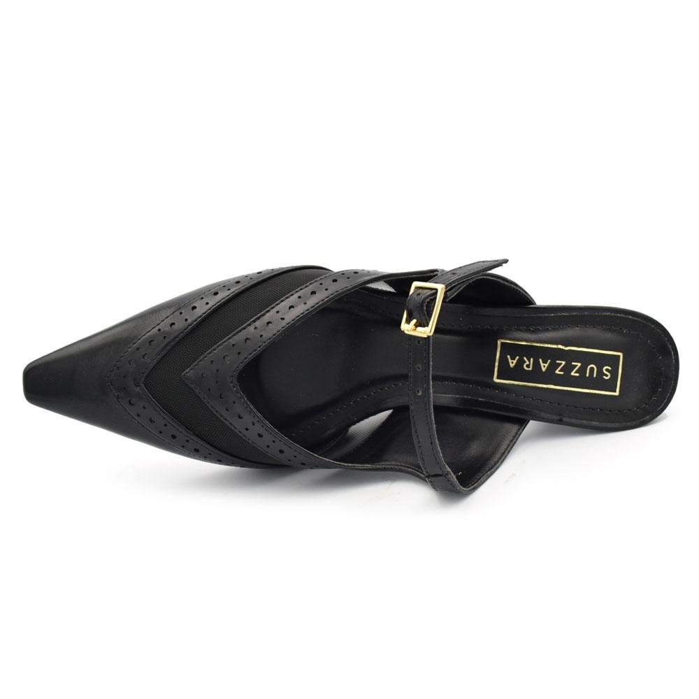 Tamanco de Salto Feminino Suzzara Preto 6