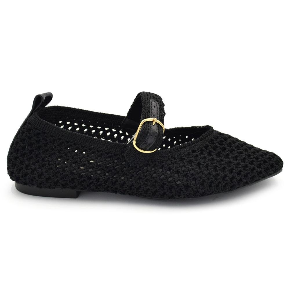 Sapatilha Mary Jane Feminina Suzzara 1053-2243 Preto 3