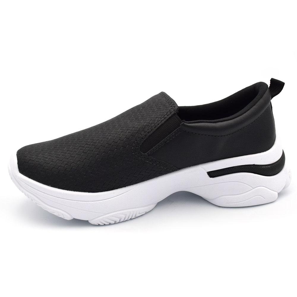 Tênis Slip On Feminino Ramarim 2674101 Preto 5