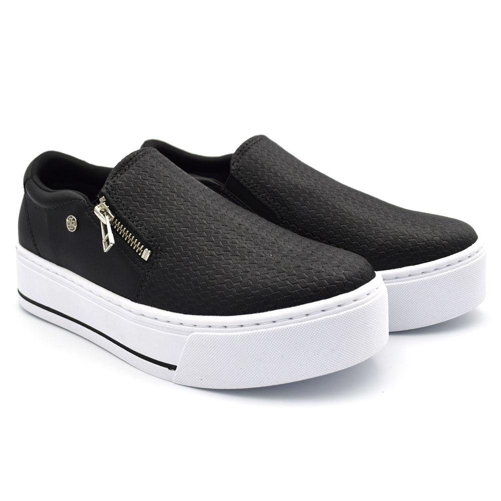 Tênis Slip On Feminino Ramarim  2697101 Preto 2