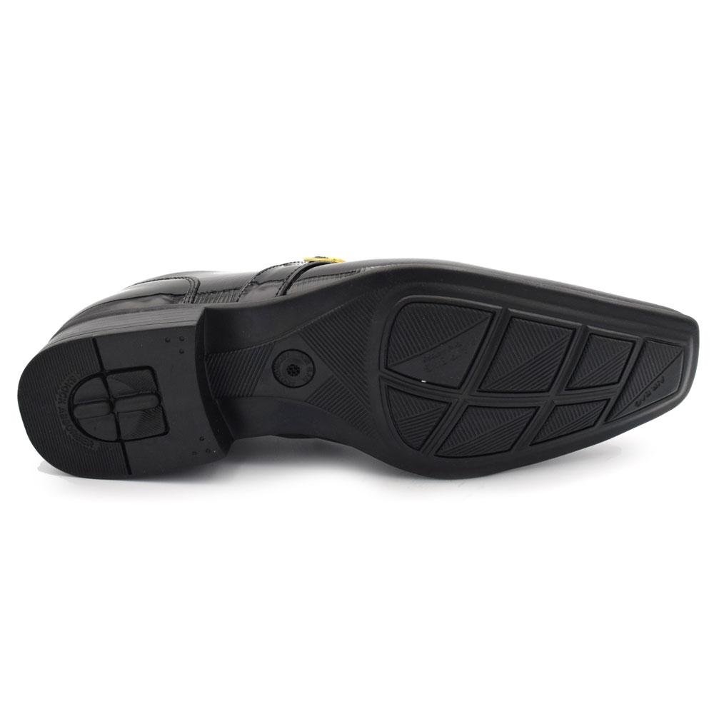 Sapato Social de Couro Masculino Jota Pe Air Phoenix Preto 7