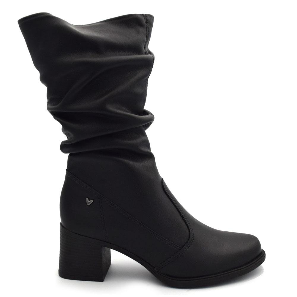 Bota de Cano Médio Feminina Mississipi Preto 3