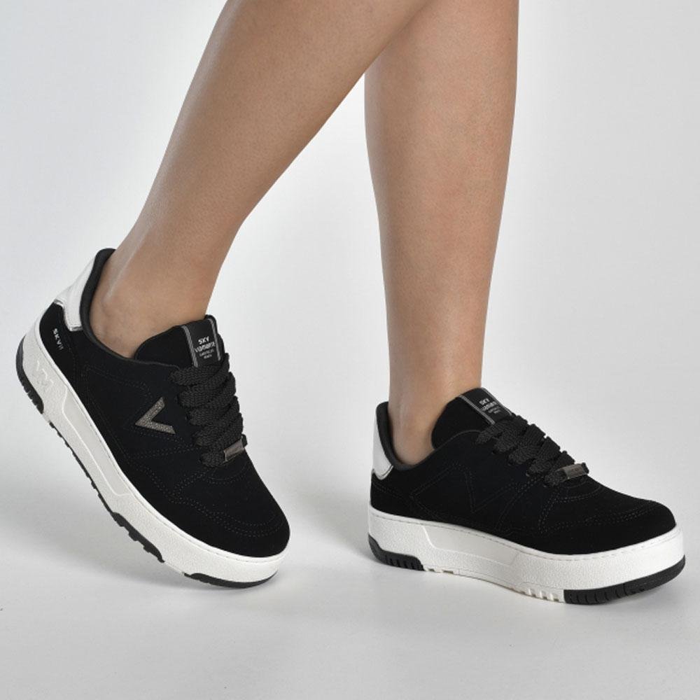 Tênis Casual Feminino Via Marte Preto 3