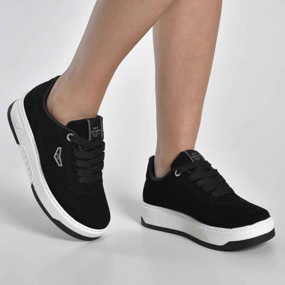 Tênis Casual Feminino Via Marte Preto 3