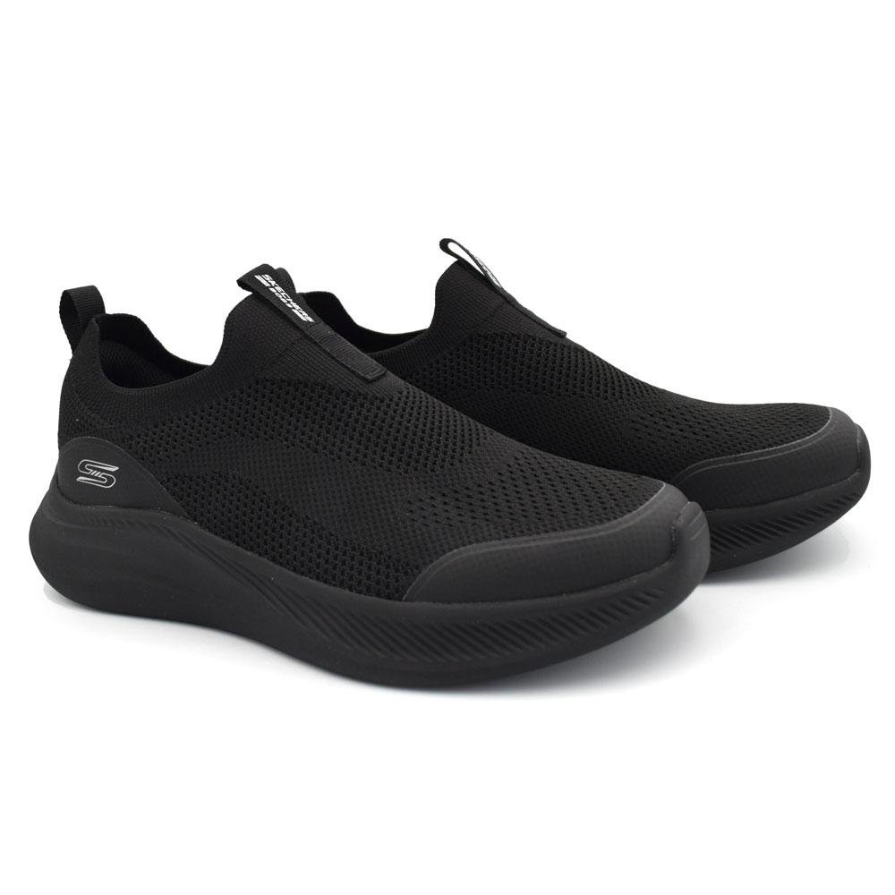 Tênis Masculino Skechers Bobs Moda Preto 2