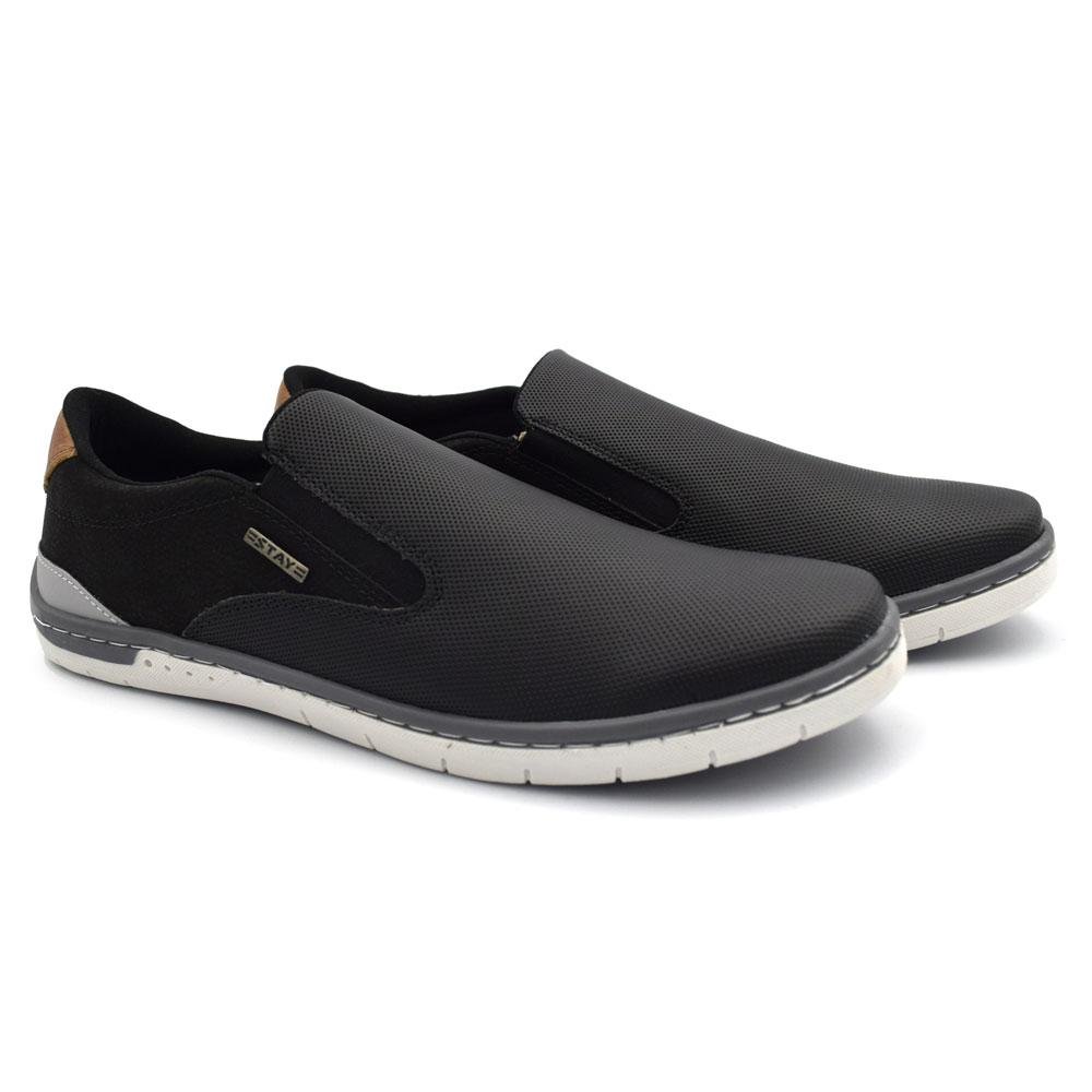 Tênis Slip On Masculino Stay Preto 2