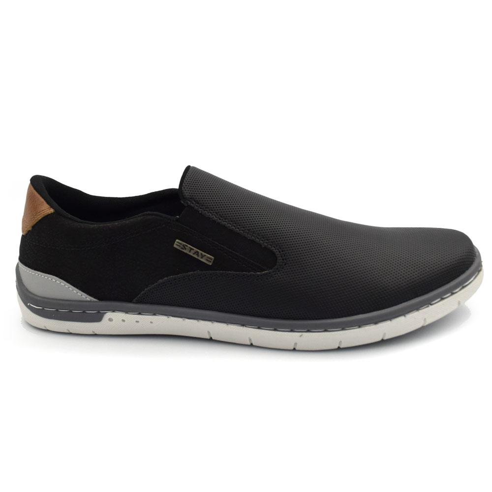 Tênis Slip On Masculino Stay Preto 3
