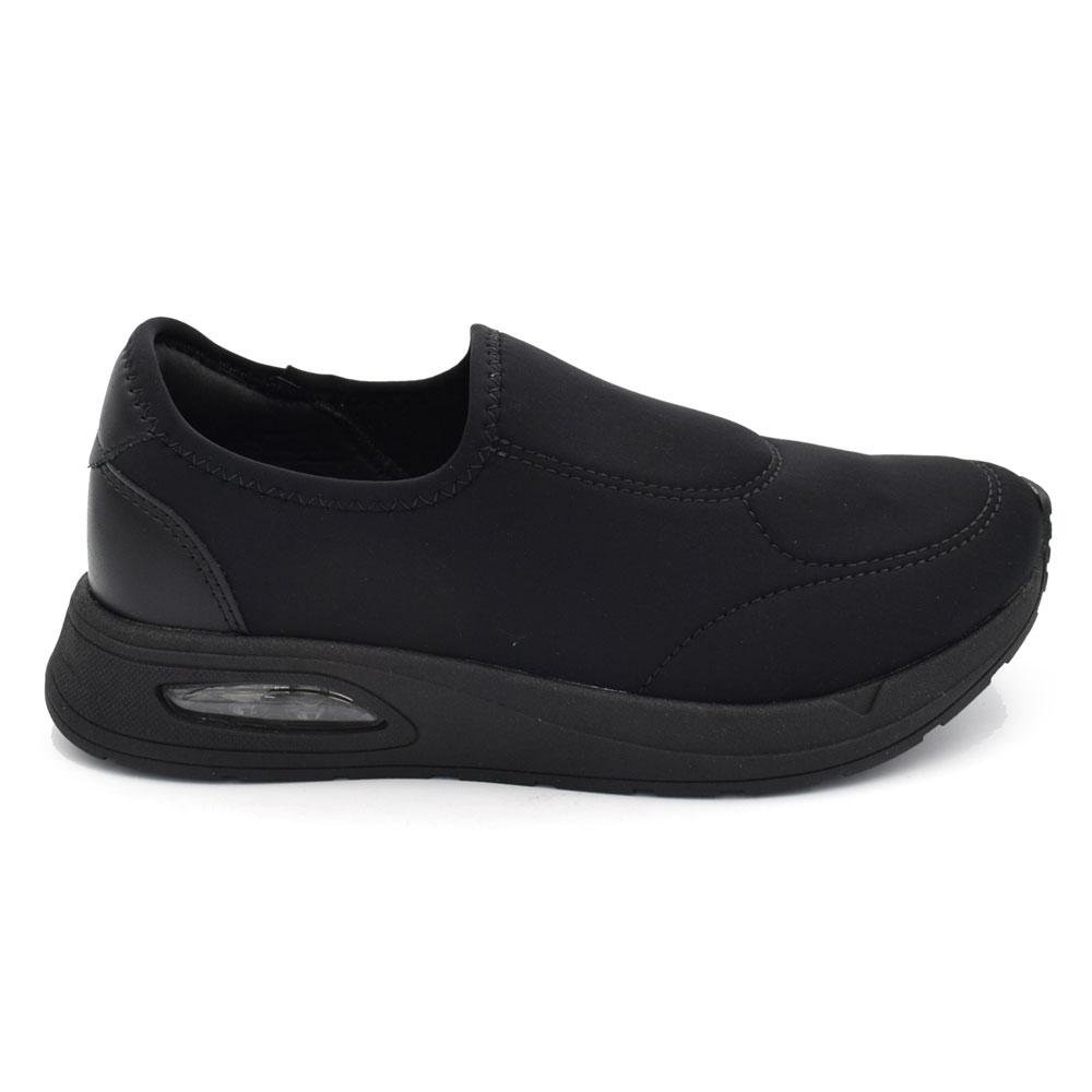 Tênis Slip On Feminino Comfortflex 2548401 Preto 3