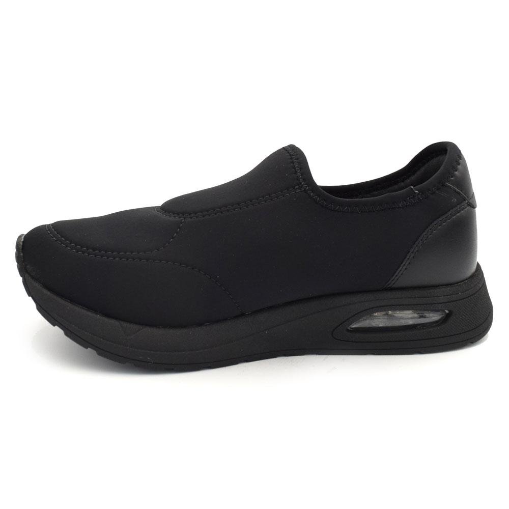 Tênis Slip On Feminino Comfortflex 2548401 Preto 5