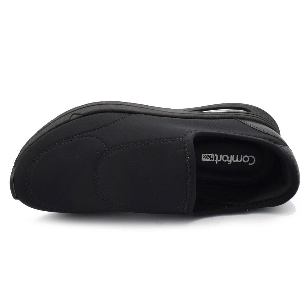 Tênis Slip On Feminino Comfortflex 2548401 Preto 6