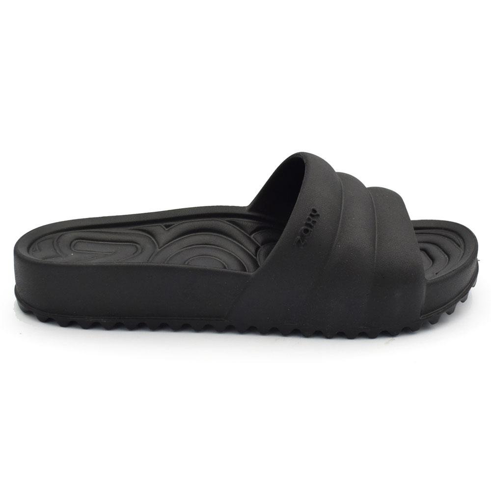 Chinelo Slide Feminino Zaxy Air Preto 3