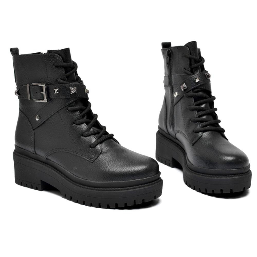 Coturno Feminino Via Marte 005-008-01 Preto 3