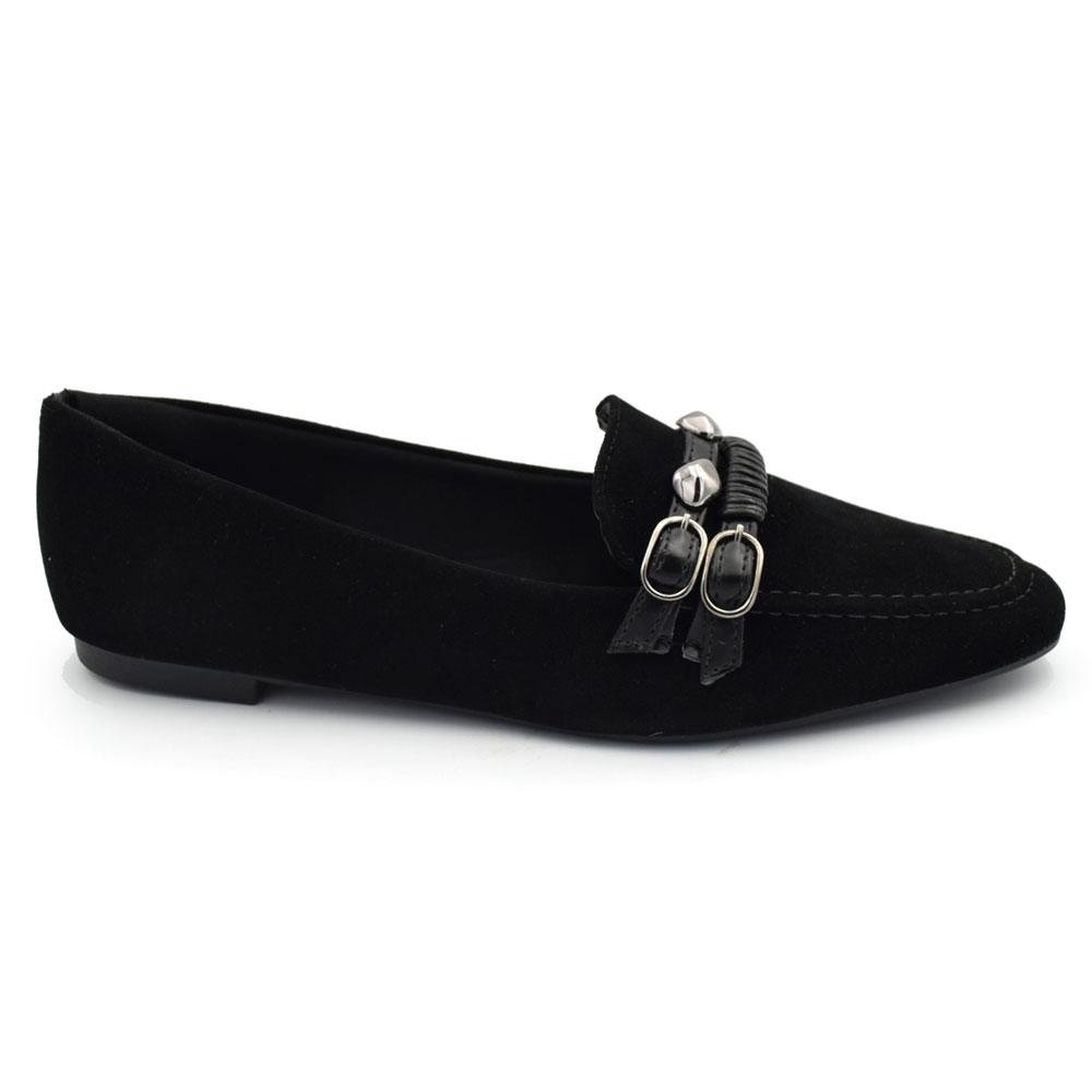 Mocassim Feminino Cazzualen  2262-4865 Preto 3