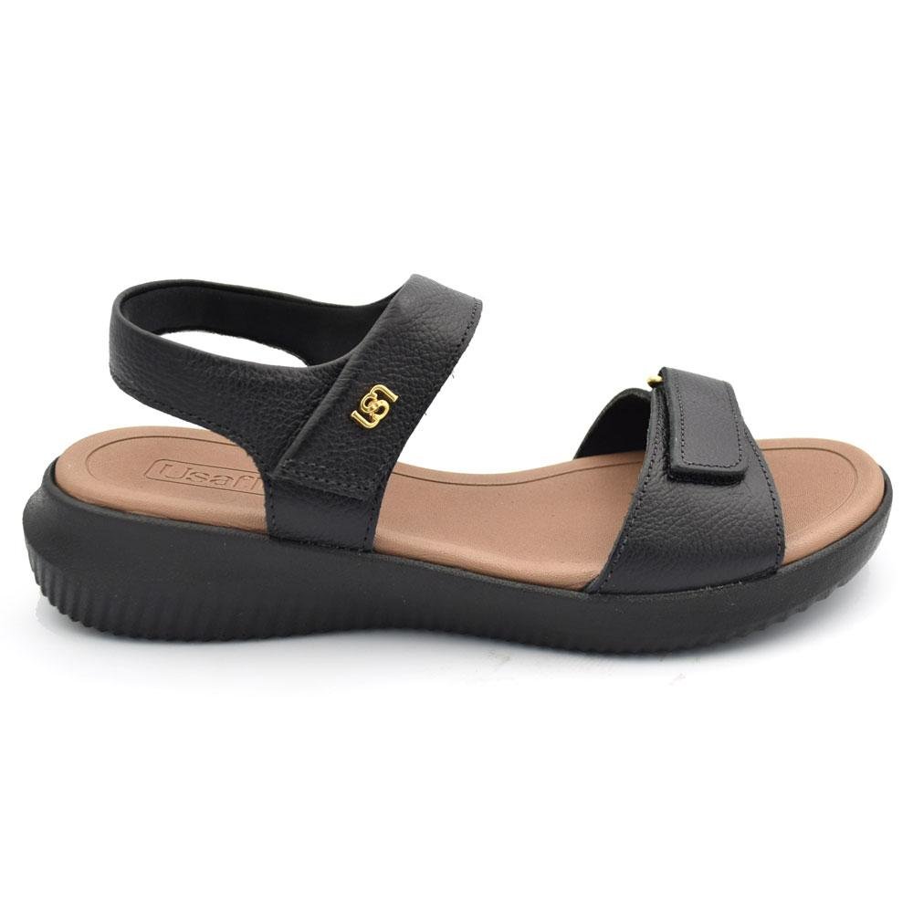 Papete de Couro Feminina Usaflex Preto 3