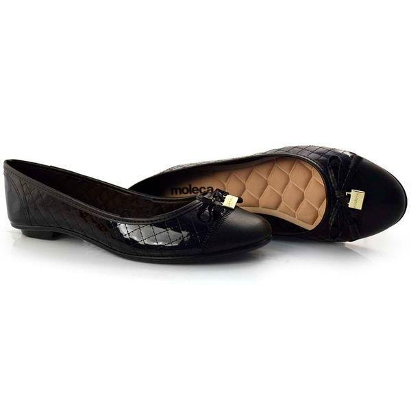 Sapatilha Feminina  Moleca 5027.1407.16936 Preto 2