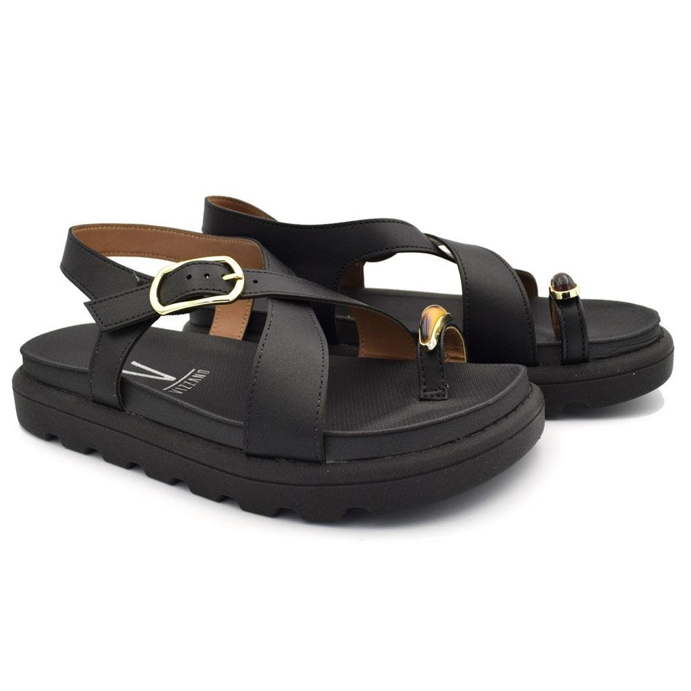 Papete Feminina Vizzano 6510.131.7286 Preto 2