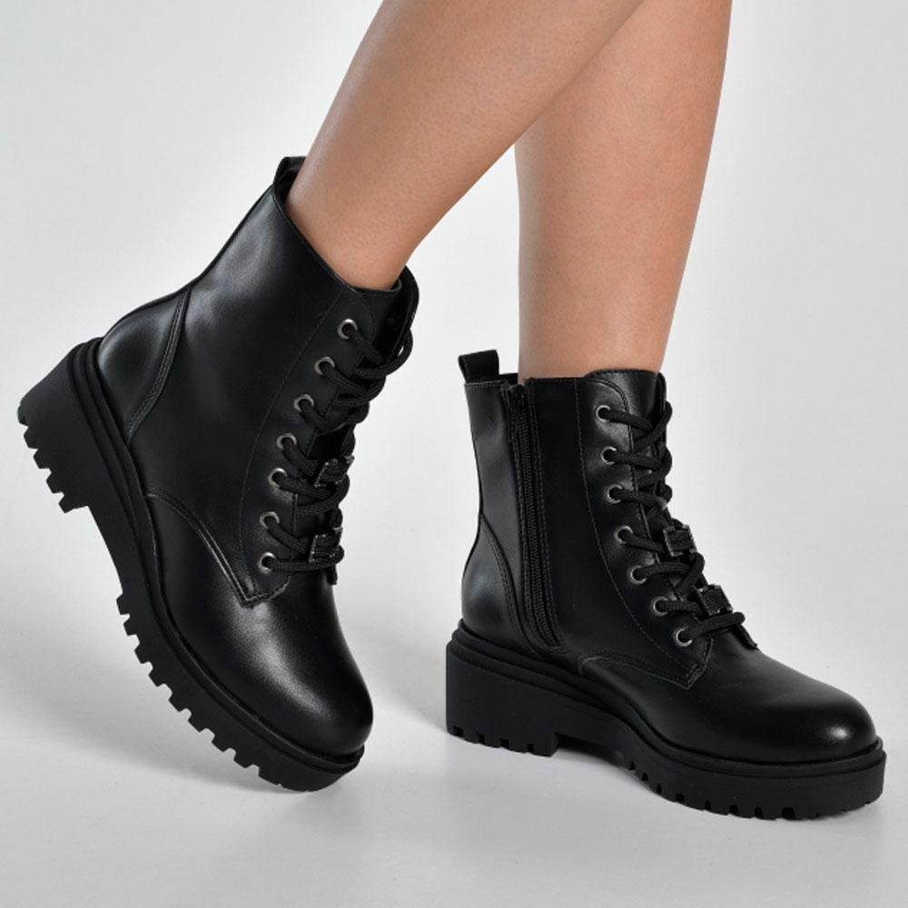Coturno Feminino Via Marte 009-012-01 Preto 3