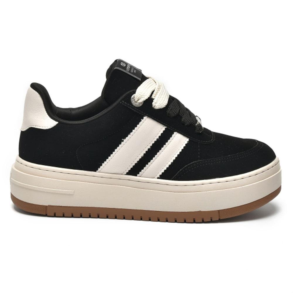 Tênis Casual Feminino Via Marte 233-004-06 Preto 3