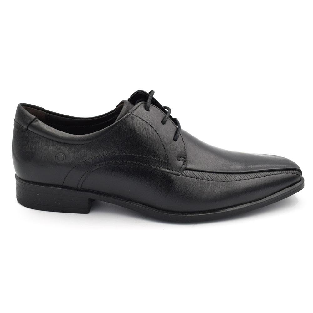 Sapato Social de Couro Masculino Democrata Unique Preto 3