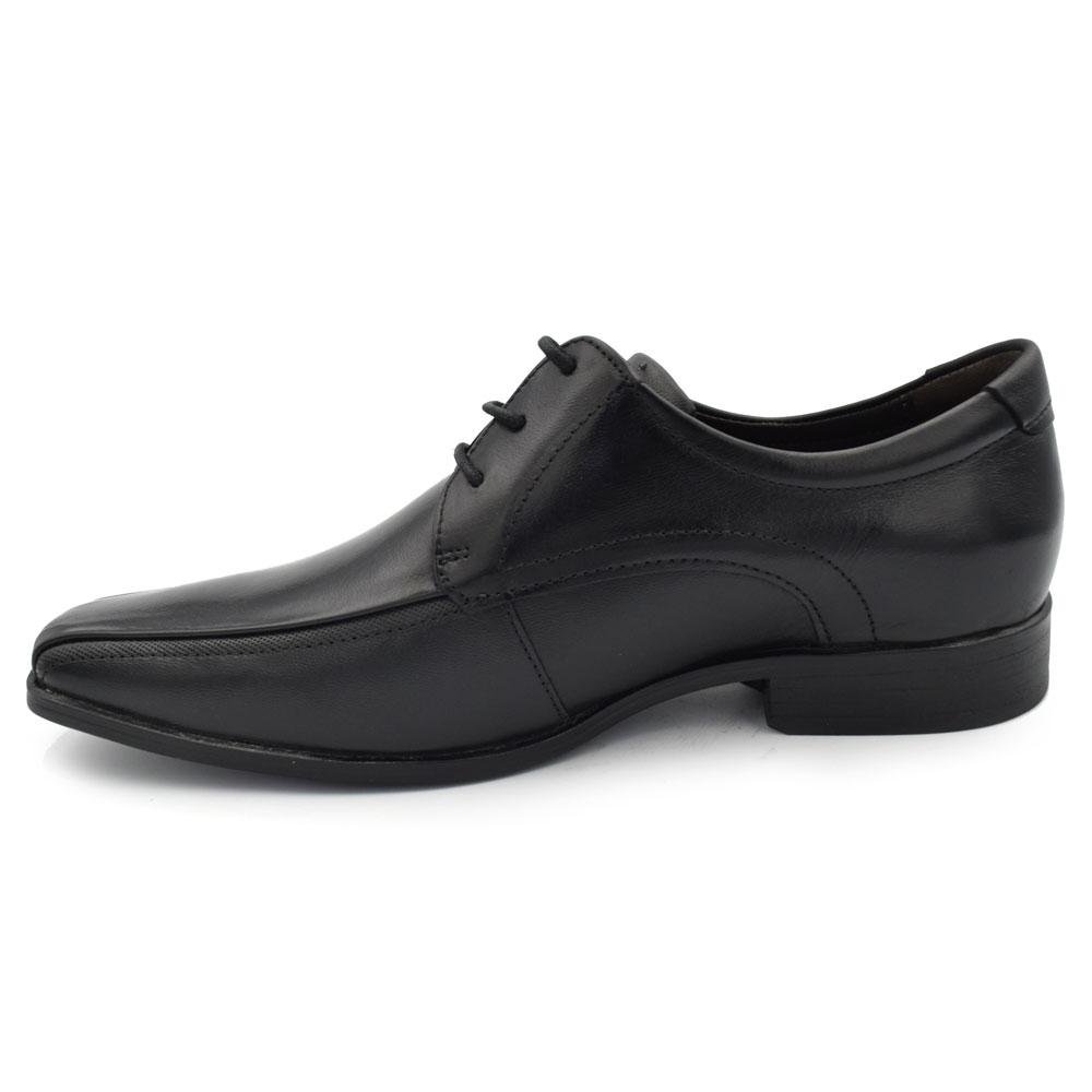 Sapato Social de Couro Masculino Democrata Unique Preto 5