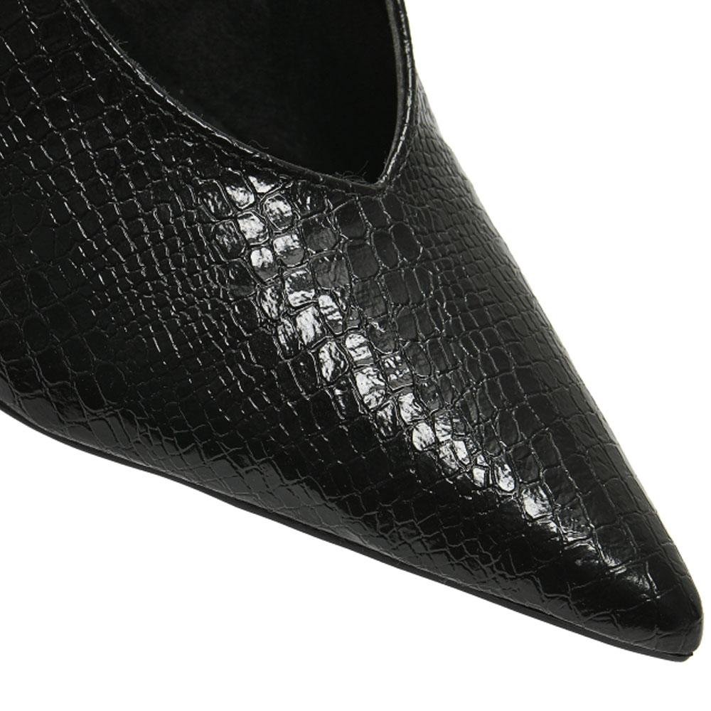 Scarpin Slingback Feminino Via Marte Preto 5