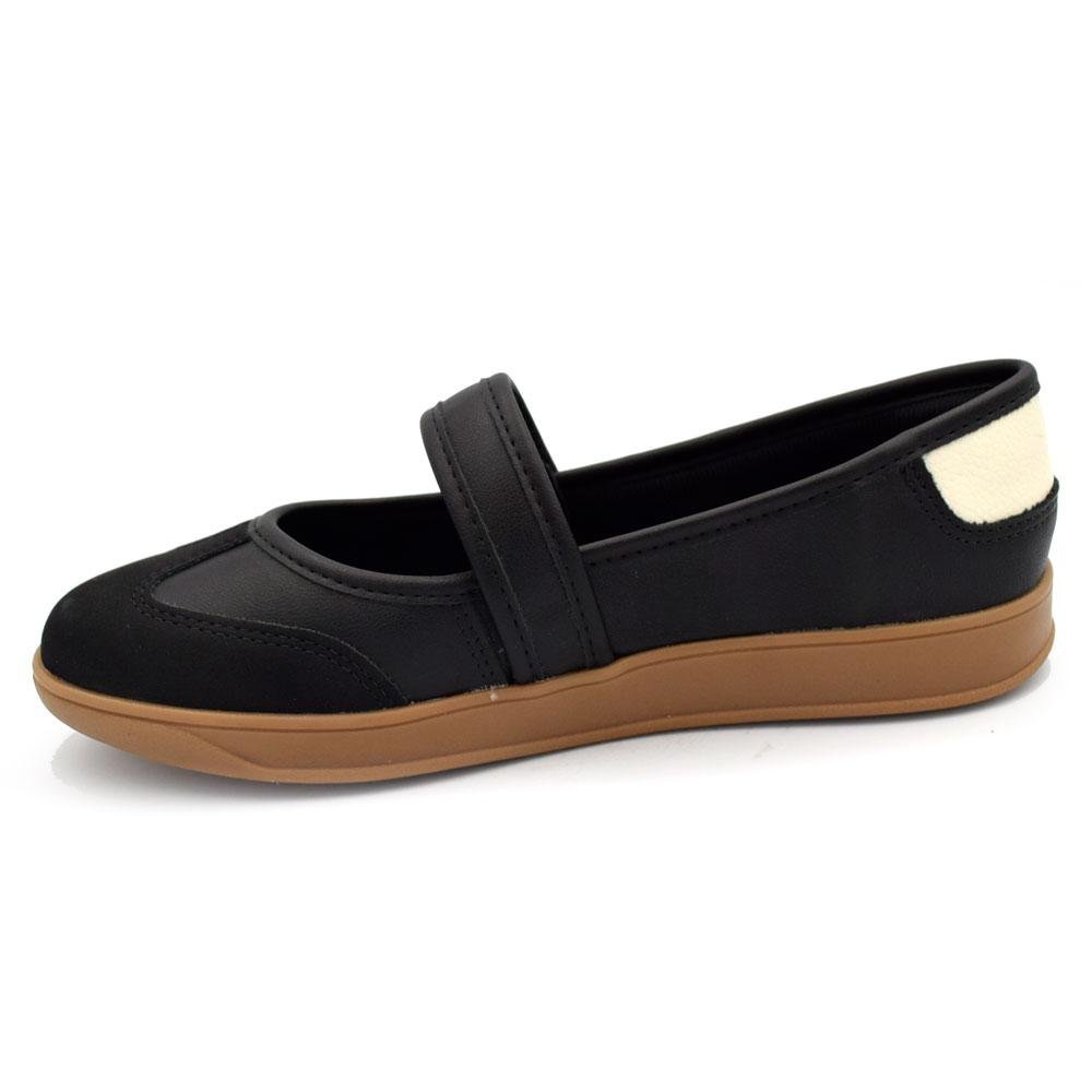 Tênis Casual Feminino Dakota D0842 Preto 5