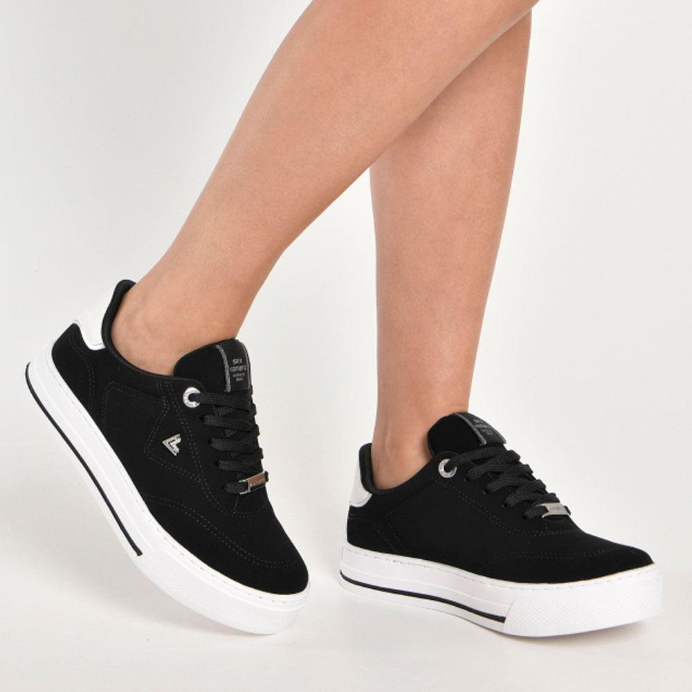 Tênis Casual Feminino Via Marte Preto 3