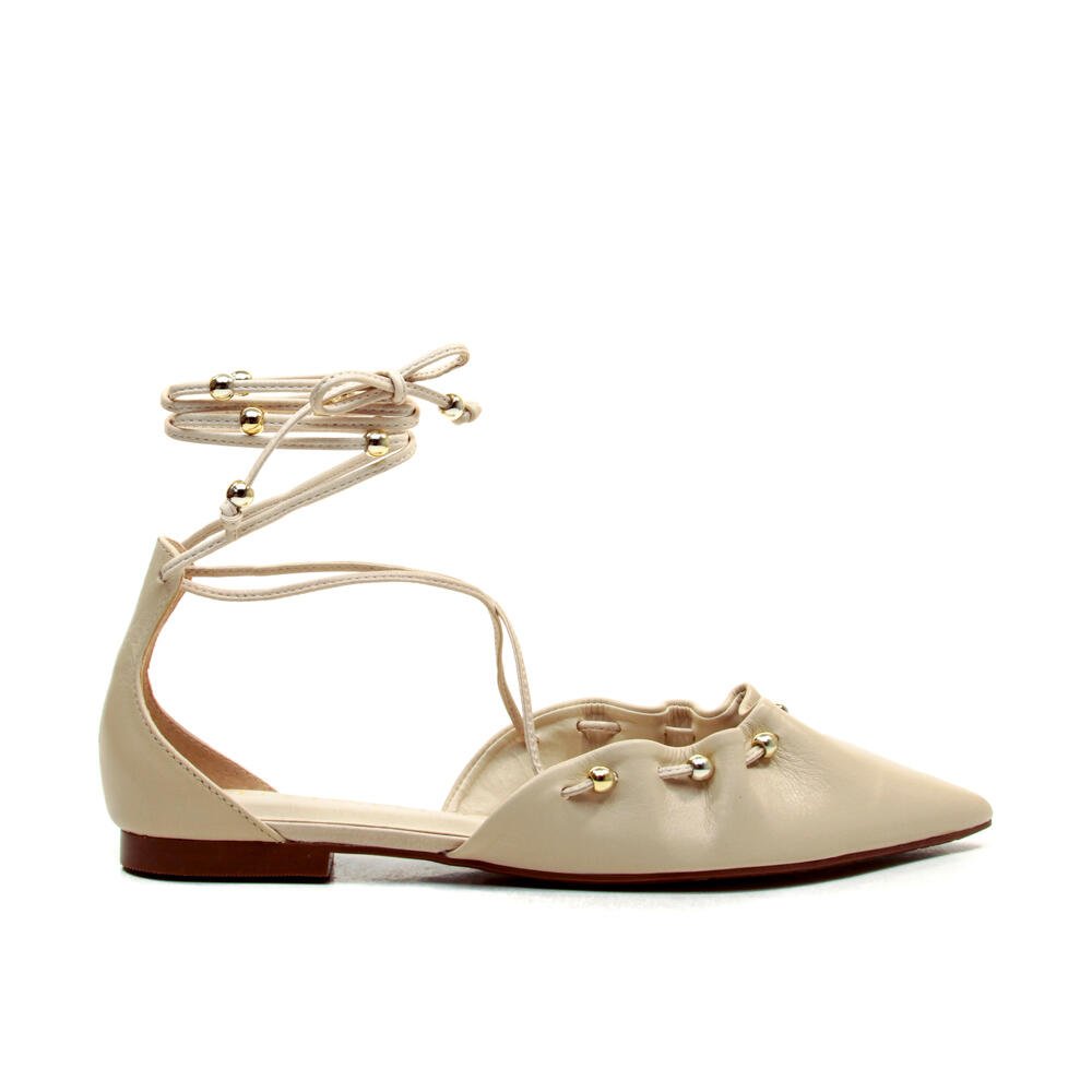 Sapatilha Couro Off White Cecconello 2730001-1