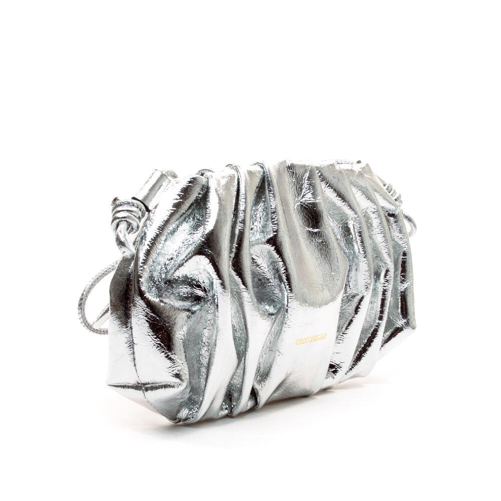 Bolsa Jess Couro Prata Cecconello Css2512-5 Prata 2